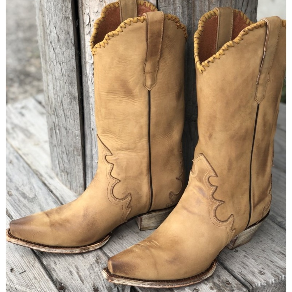 Dan Post Denise Cowboy Cowgirl Boots WornOnce 12"
